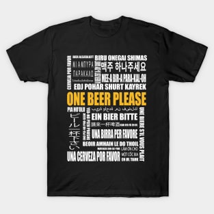 How to order a beer arround the world T-Shirt